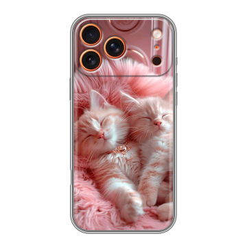 Силиконовый чехол на Iphone 17 Pro с принтом котята котики Силиконовый чехол на Iphone 17 Pro с принтом котята котики