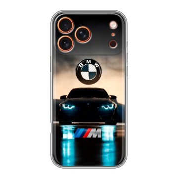 Силиконовый чехол на Iphone 17 Pro с принтом БМВ BMW Силиконовый чехол на Iphone 17 Pro с принтом БМВ BMW