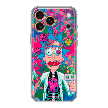 Силиконовый чехол на Iphone 17 Pro с принтом Рик и Морти Rick Morty Силиконовый чехол на Iphone 17 Pro с принтом Рик и Морти Rick Morty