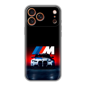 Силиконовый чехол на Iphone 17 Pro с принтом БМВ BMW Силиконовый чехол на Iphone 17 Pro с принтом БМВ BMW