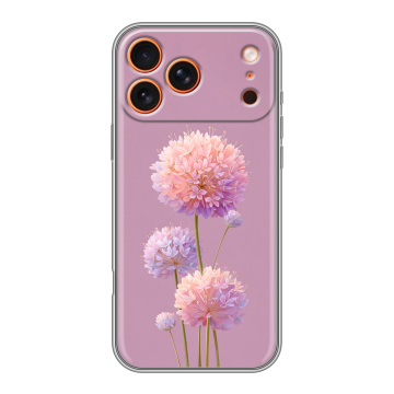 Силиконовый чехол на Iphone 17 Pro с принтом Цветы