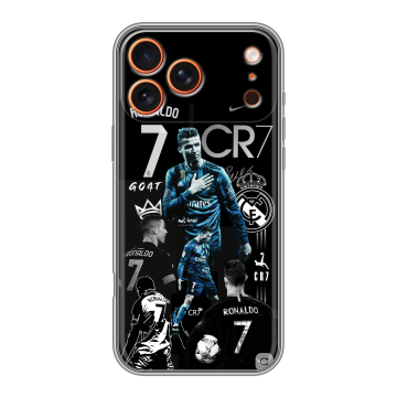 Силиконовый чехол на Iphone 17 Pro с принтом Реал Роналдо