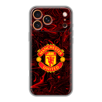 Силиконовый чехол на Iphone 17 Pro с принтом Manchester United