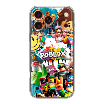 Силиконовый чехол на Iphone 17 Pro с принтом Roblox Роблокс Силиконовый чехол на Iphone 17 Pro с принтом Roblox Роблокс