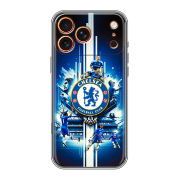 Силиконовый чехол на Iphone 17 Pro с принтом Chelsea Челси
