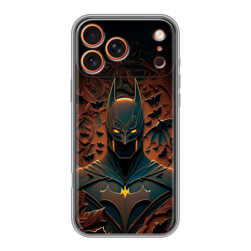 Силиконовый чехол на Iphone 17 Pro с принтом Batman Бэтмен