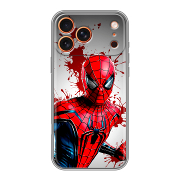 Силиконовый чехол на Iphone 17 Pro с принтом Spiderman Человек паук Силиконовый чехол на Iphone 17 Pro с принтом Spiderman Человек паук
