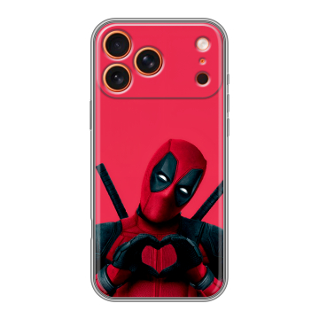 Силиконовый чехол на Iphone 17 Pro с принтом Дедпул Deadpool Силиконовый чехол на Iphone 17 Pro с принтом Дедпул Deadpool