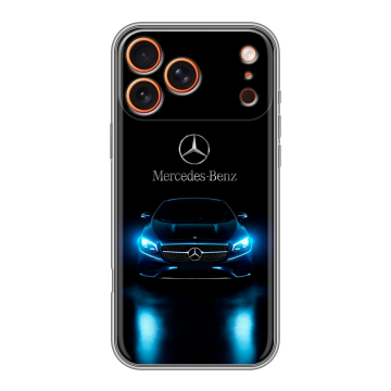 Силиконовый чехол на Iphone 17 Pro с принтом Mercedes Мерседес