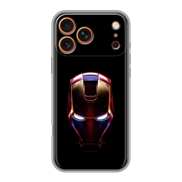 Силиконовый чехол на Iphone 17 Pro с принтом IronMan Железный человек Силиконовый чехол на Iphone 17 Pro с принтом IronMan Железный человек