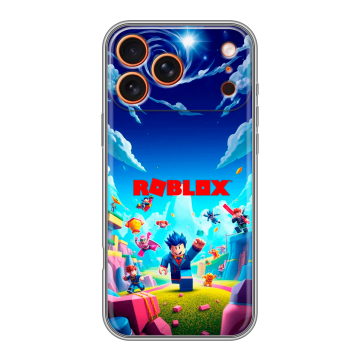Силиконовый чехол на Iphone 17 Pro с принтом Roblox Роблокс Силиконовый чехол на Iphone 17 Pro с принтом Roblox Роблокс
