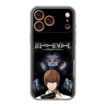 Силиконовый чехол на Iphone 17 Pro с принтом Death note Тетрадь смерти