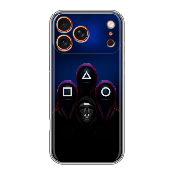 Силиконовый чехол на Iphone 17 Pro с принтом Игра Кальмара