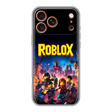 Силиконовый чехол на Iphone 17 Pro с принтом Roblox Роблокс Силиконовый чехол на Iphone 17 Pro с принтом Roblox Роблокс