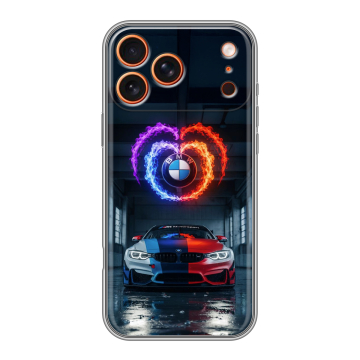 Силиконовый чехол на Iphone 17 Pro с принтом BMW БМВ Силиконовый чехол на Iphone 17 Pro с принтом BMW БМВ