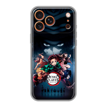 Силиконовый чехол на Iphone 17 Pro с принтом Demon Slayer Клинок рассекающий демонов Силиконовый чехол на Iphone 17 Pro с принтом Demon Slayer Клинок рассекающий демонов