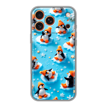 Силиконовый чехол на Iphone 17 Pro с принтом Новый год