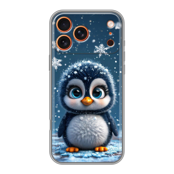 Силиконовый чехол на Iphone 17 Pro с принтом Новый год