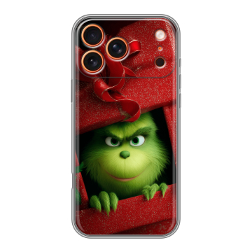 Силиконовый чехол на Iphone 17 Pro с принтом Новый год
