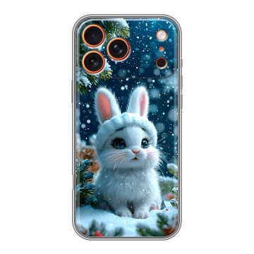 Силиконовый чехол на Iphone 17 Pro с принтом Новый год