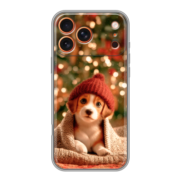 Силиконовый чехол на Iphone 17 Pro с принтом Новый год
