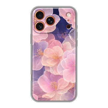 Силиконовый чехол на Iphone 17 Pro с принтом женский