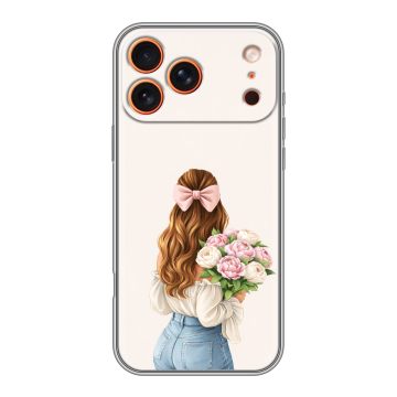 Силиконовый чехол на Iphone 17 Pro с принтом женский Силиконовый чехол на Iphone 17 Pro с принтом женский