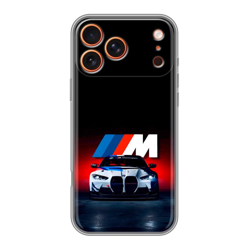 Силиконовый чехол на Iphone 17 Pro с принтом БМВ BMW Силиконовый чехол на Iphone 17 Pro с принтом БМВ BMW