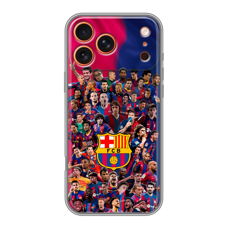 Силиконовый чехол на Iphone 17 Pro с принтом Барселона Barcelona Силиконовый чехол на Iphone 17 Pro с принтом Барселона Barcelona