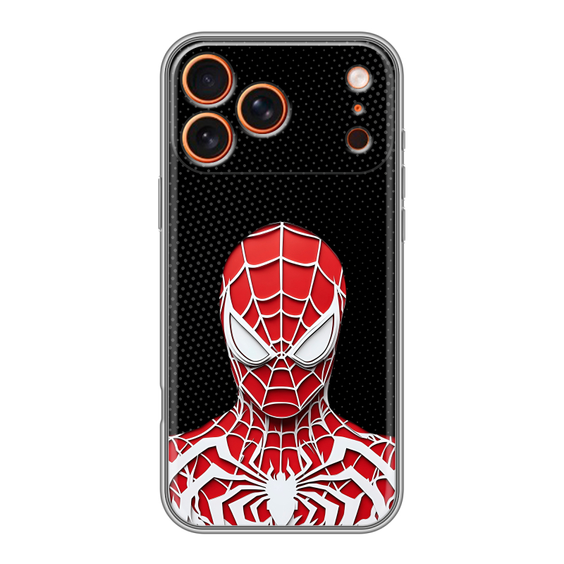Силиконовый чехол на Iphone 17 Pro с принтом человек паук spiderman Силиконовый чехол на Iphone 17 Pro с принтом человек паук spiderman