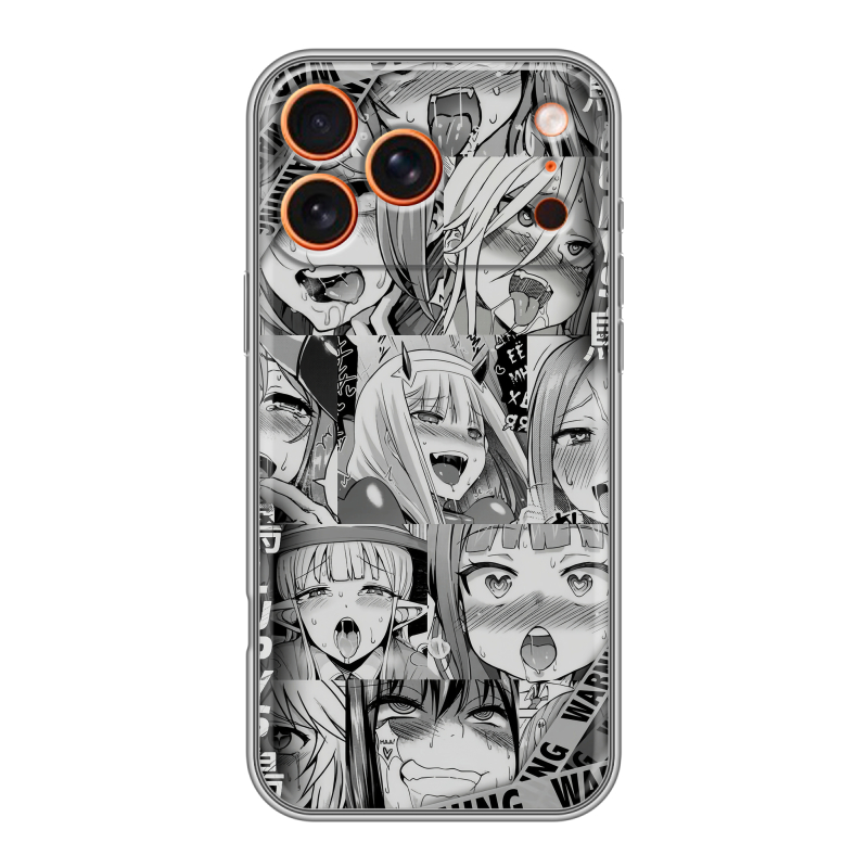 Силиконовый чехол на Iphone 17 Pro с принтом Ahegao Ахегао Аниме Силиконовый чехол на Iphone 17 Pro с принтом Ahegao Ахегао Аниме