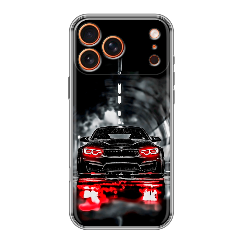 Силиконовый чехол на Iphone 17 Pro с принтом BMW БМВ Силиконовый чехол на Iphone 17 Pro с принтом BMW БМВ