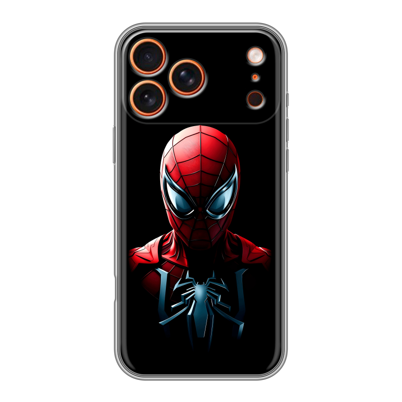 Силиконовый чехол на Iphone 17 Pro с принтом Spiderman Человек паук Силиконовый чехол на Iphone 17 Pro с принтом Spiderman Человек паук