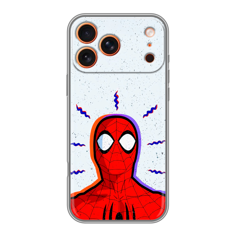 Силиконовый чехол на Iphone 17 Pro с принтом Spiderman Человек паук Силиконовый чехол на Iphone 17 Pro с принтом Spiderman Человек паук