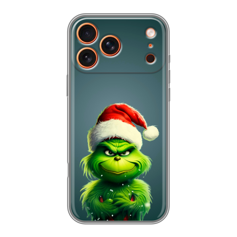 Силиконовый чехол на Iphone 17 Pro с принтом Новый год Силиконовый чехол на Iphone 17 Pro с принтом Новый год