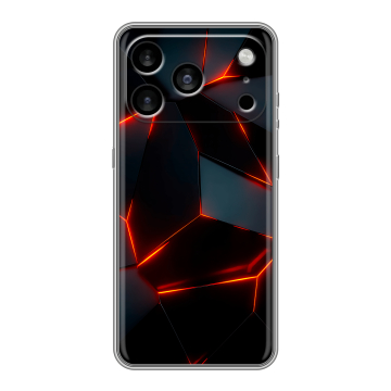 Силиконовый чехол на Iphone 17 Pro Max с принтом Яркие абстракции Силиконовый чехол на Iphone 17 Pro Max с принтом Яркие абстракции