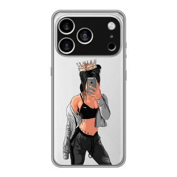 Силиконовый чехол на Iphone 17 Pro Max с принтом Женские принты Силиконовый чехол на Iphone 17 Pro Max с принтом Женские принты