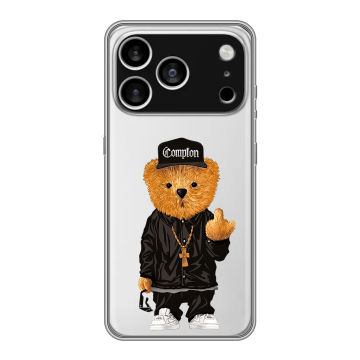 Силиконовый чехол на Iphone 17 Pro Max с принтом Мишка Силиконовый чехол на Iphone 17 Pro Max с принтом Мишка