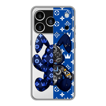 Силиконовый чехол на Iphone 17 Pro Max с принтом Луи робот Силиконовый чехол на Iphone 17 Pro Max с принтом Луи робот