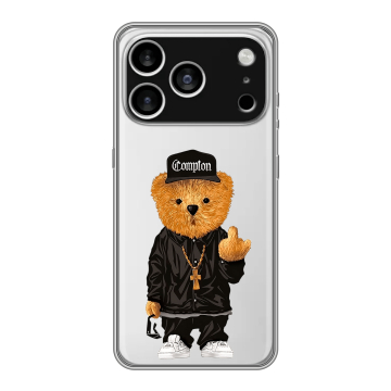 Силиконовый чехол на Iphone 17 Pro Max с принтом Плюшевый медведь Силиконовый чехол на Iphone 17 Pro Max с принтом Плюшевый медведь