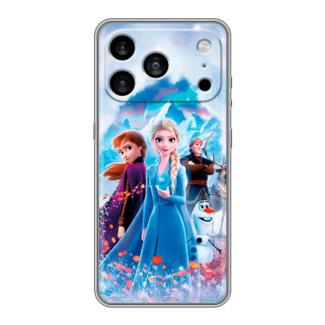 Силиконовый чехол на Iphone 17 Pro Max с принтом Холодное сердце Frozen Силиконовый чехол на Iphone 17 Pro Max с принтом Холодное сердце Frozen