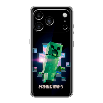 Силиконовый чехол на Iphone 17 Pro Max с принтом Майнкрафт Minecraft Силиконовый чехол на Iphone 17 Pro Max с принтом Майнкрафт Minecraft