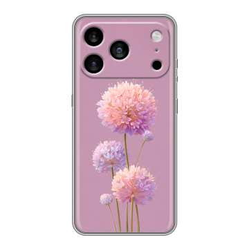 Силиконовый чехол на Iphone 17 Pro Max с принтом Цветы