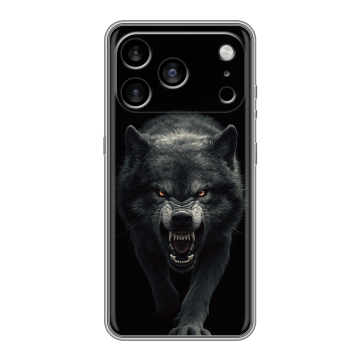 Силиконовый чехол на Iphone 17 Pro Max с принтом Волк Силиконовый чехол на Iphone 17 Pro Max с принтом Волк