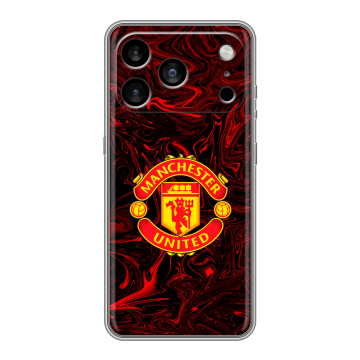 Силиконовый чехол на Iphone 17 Pro Max с принтом Manchester United