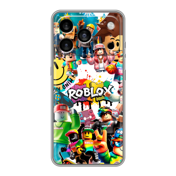 Силиконовый чехол на Iphone 17 Pro Max с принтом Roblox Роблокс Силиконовый чехол на Iphone 17 Pro Max с принтом Roblox Роблокс