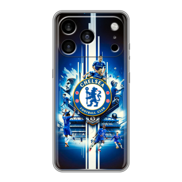 Силиконовый чехол на Iphone 17 Pro Max с принтом Chelsea Челси