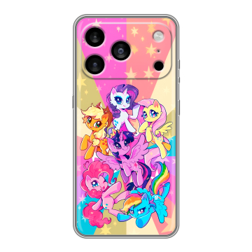 Силиконовый чехол на Iphone 17 Pro Max с принтом My little pony Дружба чудо Силиконовый чехол на Iphone 17 Pro Max с принтом My little pony Дружба чудо