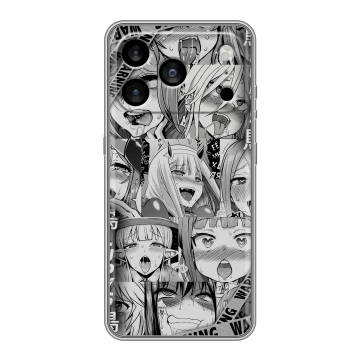 Силиконовый чехол на Iphone 17 Pro Max с принтом Ahegao Ахегао Аниме