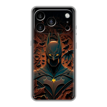 Силиконовый чехол на Iphone 17 Pro Max с принтом Batman Бэтмен